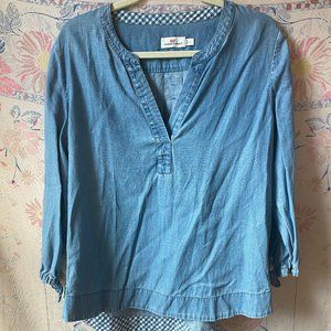 Vineyard Vines Chambray Tunic Top